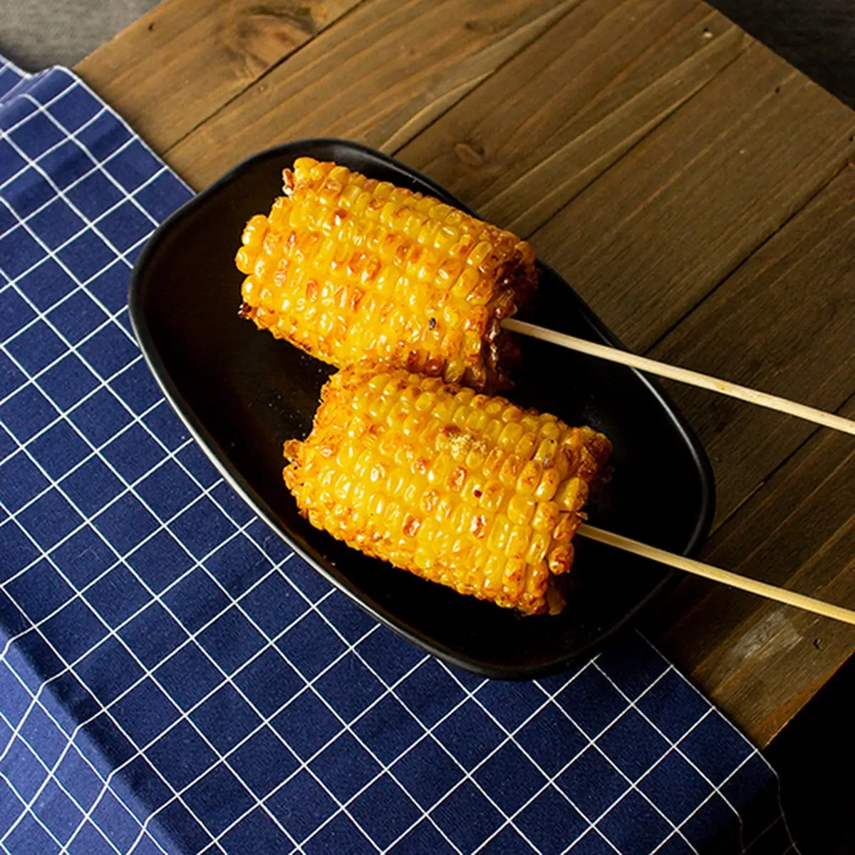 fried sweet corn 炸玉米